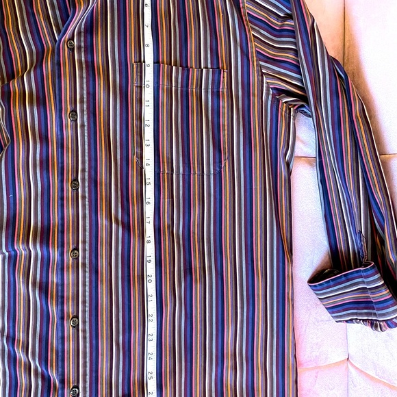 St.Croix Striped Men’s Dress Shirt - Picture 4 of 5